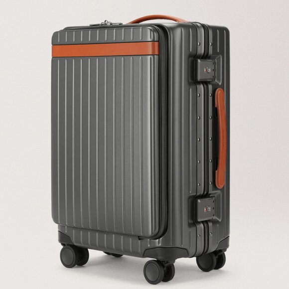 NIB Carl Friedrik The Carry-On X (Hybrid), Gray and Cognac - Picture 4 of 8